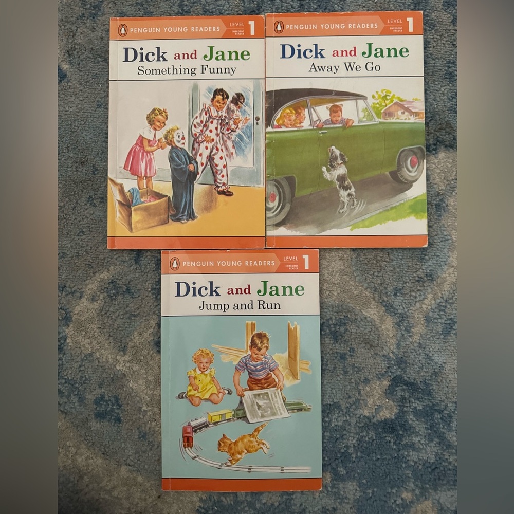 Dick and Jane Level 1 Readers- set of 3